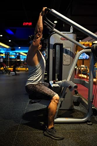 BROKİG Erkek Uyluk Örgü erkek spor atleti Şort, Slim Fit Streç Atletik Egzersiz Koşu Şort Erkekler için Fermuarlı Cebi ile