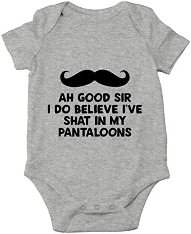 AW Modası Ah İyi Efendim, İnanıyorum Sıçtım Benim Pantaloons Sevimli Yenilik Komik Bebek Tek parça Bebek Bodysuit