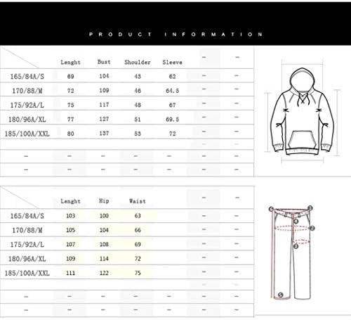 xzbailisha erkek 2 Parça Kıyafetler Düz Renk Standı Yaka Uzun Kollu Ceket Ceket ve Pantolon eşofman takımı