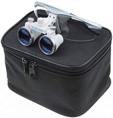 3.5 X Taşınabilir Dürbün Loupes 420mm Çalışma Mesafesi Optik Gözlük (Gümüş)