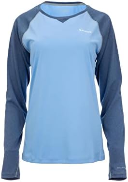 Simms Balıkçılık Ürünleri Kadın SolarFlex Uzun Kollu UPF 50 Boyundan Bağlamalı Gömlek