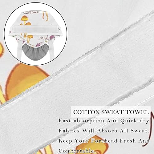 LORVIES Tıbbi Kapaklar Düğmeli Kadınlar için Uzun Saç, 2 Parça Ayarlanabilir Çalışma Kapağı, Soyut Renkli Trippy