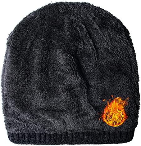 Loritta Kış Şapka Sıcak Örme Kalın Baggy sarkık şapka Kafatası Kap Erkekler Kadınlar için Hediyeler