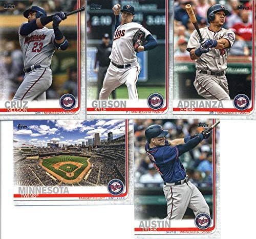 2019 Topps Tamamlandı (Seri 1 ve 2) Beyzbol Minnesota Twins Takımı 25 Kartlık Set: Jake Odorizzi (63), Jorge Polanco (69),
