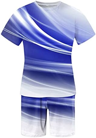 Xiloccer Erkek Kısa Set Yaz Plaj 2 Parça Kıyafet Moda Eşofman Setleri gündelik spor giyim Atletik Takım Elbise Eşofman Erkekler