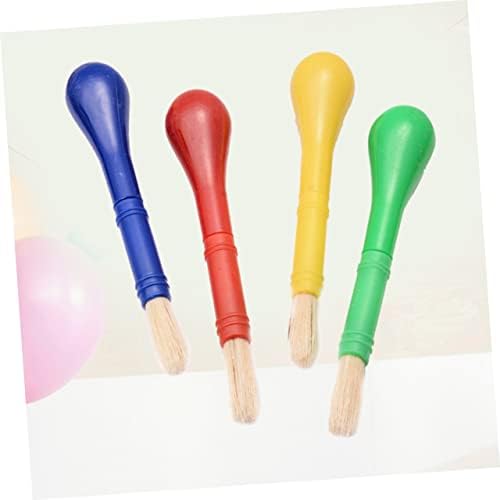 Toyvıan 4 adet Su Renk Kalem Suluboya İşaretleyiciler Çocuklar için Boyama Fırçaları Plastik Saplı Boya Fırçaları Çocuklar