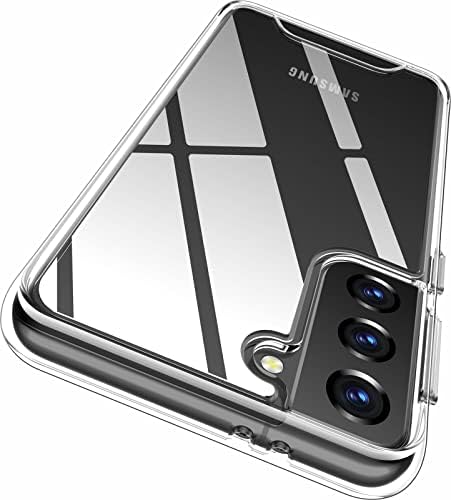 Rayboen Samsung Galaxy S21 5G telefon kılıfı Kristal Temizle Tasarlanmış Kaymaz Darbeye Dayanıklı Koruyucu Samsung S21 Durumda