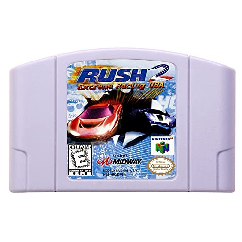 Yeni N64 Oyunları Kartuşu Rush 2-Extreme Yarış ABD ABD Versiyonu NTSC İçin N64 Konsolu Oyun Kartı
