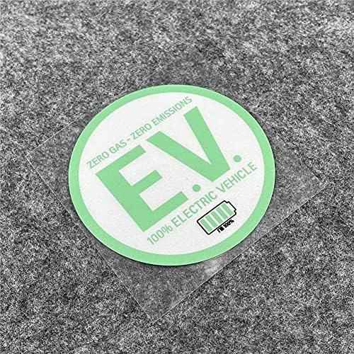 Horayten 2 ADET Çevre Koruma Komik Sıfır Gaz Emisyonları 100 % Elektrik Enerjisi Araç Oto Araba Styling Sticker Çıkartmaları