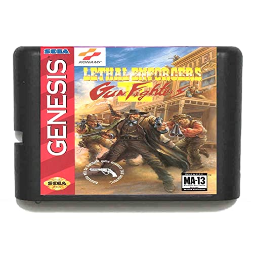 Lksya Ölümcül Enforcers Silah Savaşçıları 16 bit Sega MD Oyun Kartı Mega Sürücü Genesis video oyunu Konsolu PAL ABD JAPON