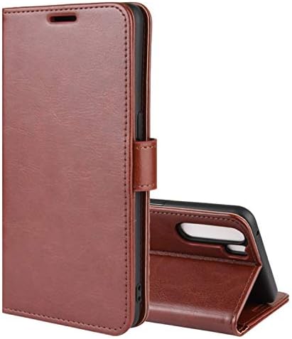 HualuBro Oppo A91 Durumda, Retro PU Deri Manyetik Darbeye Dayanıklı Kitap Cüzdan Folio Flip Case Kapak için Kart Yuvası Tutucu