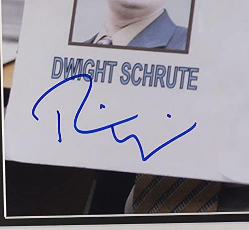Rainn Wilson İmzalı Çerçeveli 16x20 Ofis Dwight Schrute İşareti Fotoğraf PSA / DNA