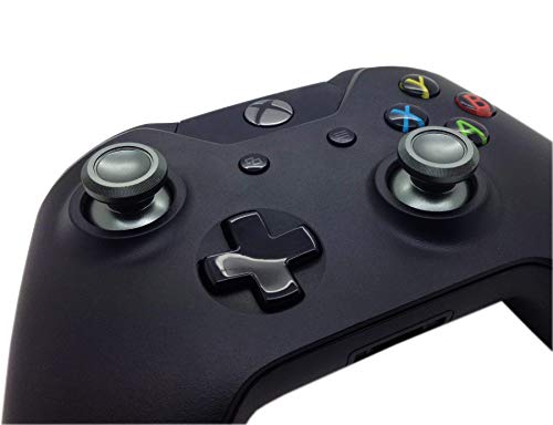 Xbox One Denetleyicileri için E-MODS GAMİNG® Metal Thumbsticks Kavrama Değiştirme-Koyu Gri