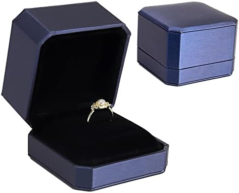 Yüzük Kutusu Premium Kadife Düğün Töreni Hediye Kutusu Takı Organizatör Kutusu Takı Ekran saklama kutusu Teklif için Düğün