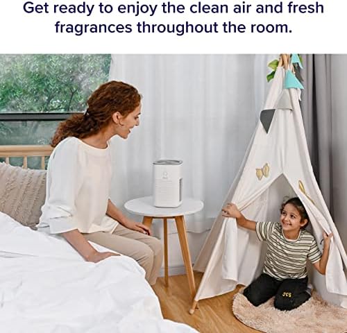 LEVOİT Hava Temizleyicileri Yatak Odası Ev için, Siyah ve Hava Temizleyici Ev Yatak Odası için, HEPA Spreyleri Filtre Küçük