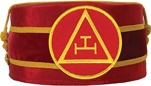 Kraliyet Kemeri Masonik Üçlü Tau Kap Kırmızı (7)