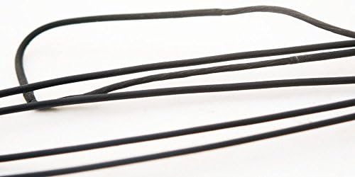 60X Özel Dizeleri Siyah 14 Strand Dacron B50 Longbow Bowstrings Yay (Çoklu Boyutları) (55 İNÇ)