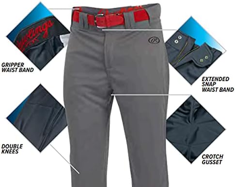 Rawlings Launch Serisi Knicker Beyzbol Pantolonları / Borulu / Gençlik Bedenleri