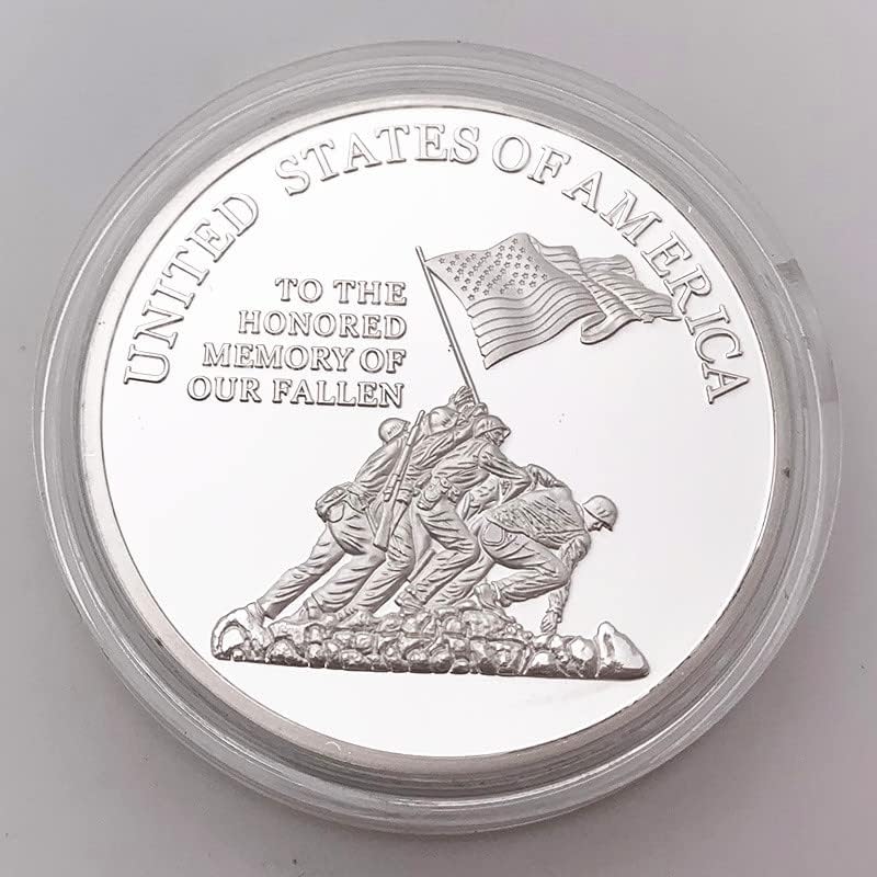 Amerika Birleşik Devletleri Deniz Piyadeleri Donanma Askerler Gümüş Kaplama Hatıra Paraları Tahsil Paraları altın madalyonlar