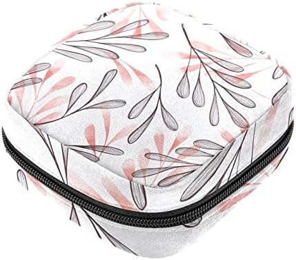 Temizlik peçeteleri saklama çantası Kadınsı Pedleri, İlk Dönem Seti Kadınlar için, Basit Yapraklar Taşınabilir Adet Dönemi