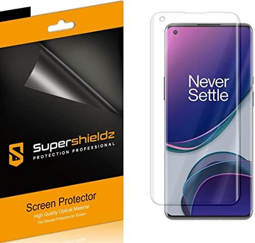(2 Paket) Supershieldz OnePlus 9 Pro ve OnePlus 9 Pro 5G Ekran Koruyucu için Tasarlanmış, 0.12 mm, yüksek Çözünürlüklü Şeffaf