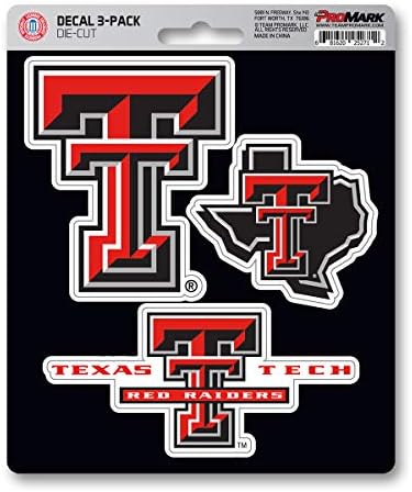 FANMATS NCAA Texas Tech Kırmızı Akıncılar Takım Çıkartması