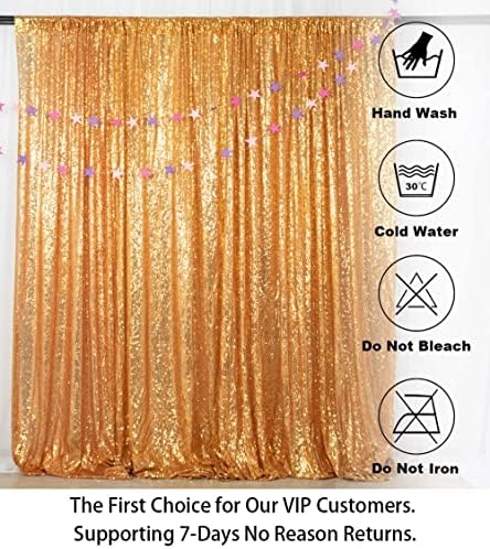 Altın Pullu Perde 1 Panel 2FTx7FT-fotoğraf kabini Düğün Sahne-Pullu Kumaş Arka Planında Düğün Parti Perdeleri Decorations-1PC