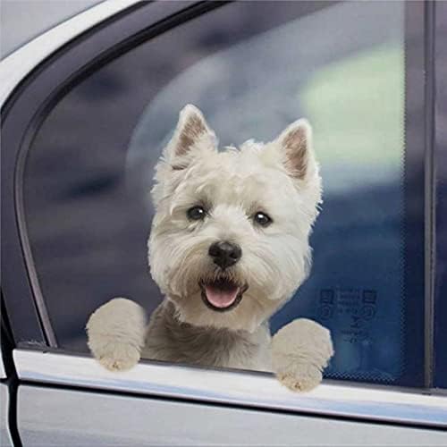 Westie West Highland Beyaz Terrier Köpek Çıkartması Westie Araba Kamyon Penceresi İçin Hoş Geldiniz Çıkartması Westie MomGifts