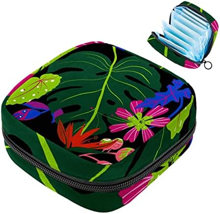 ORYUEKAN Sıhhi Peçete Saklama Çantası, Taşınabilir Kullanımlık Regl Pad fermuarlı çantalar, Kadın Kızlar için Tampon Saklama