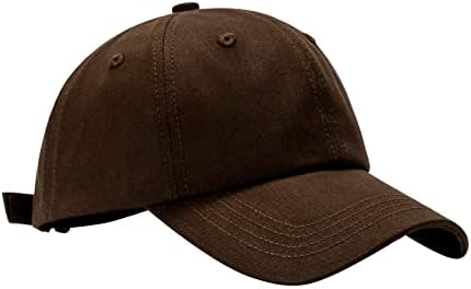 Erkekler Kadınlar için klasik Düz Güneşlik, Ayarlanabilir Polo Tarzı Düşük Profilli Kap, Unisex beyzbol şapkası Geri Toka