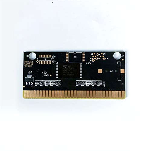 Aditi Aslan Kral-ABD Etiket Flashkit MD Akımsız Altın PCB Kartı Sega Genesis Megadrive video oyunu Konsolu (Bölge Ücretsiz)