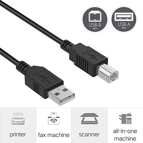 ANRANK AB3018AK Siyah 10FT USB 2.0 Veri Transferi Konak kablo kordonu için Akaı MPK25 MPK49 MPK61 MPK88 Profesyonel MIDI