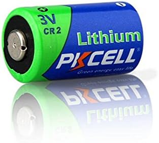 PKCELL CR2 CR15H270 Hareket Sensörleri için 3v 850mAh Lityum Fotoğraf Pili (2 adet)