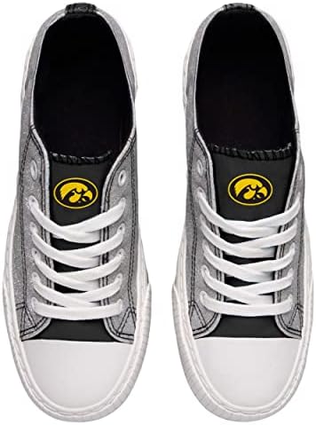 FOCO NCAA Bayan NCAA Kolej Takımı Logosu Moda Düşük Üst kanvas sneaker Ayakkabı