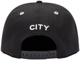 Fan Mürekkep Manchester City' dondurma ' Ayarlanabilir Snapback Futbol Snapback Şapka / Kap (Siyah)