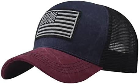 Şoför şapkası Erkekler Kadınlar için Yaz Amerikan Bayrağı Snapback Kap Grafik Baba Şapka Ayarlanabilir Düşük Profilli Vintage