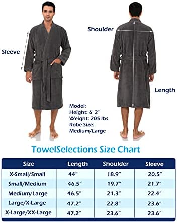 Havlu Seçimi Erkek Bornoz %100 Pamuklu Yumuşak Havlu Kimono Bornoz