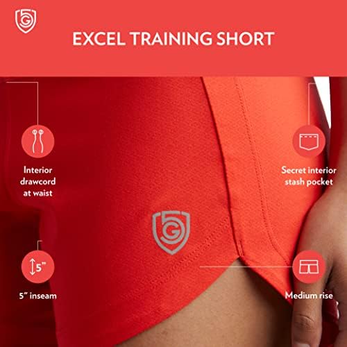 HEDEF BEŞ Excel 5 Çizgisiz Eğitim Kısa Kadınlar için, Performans Atletik Kısa, Bayan egzersiz şortu