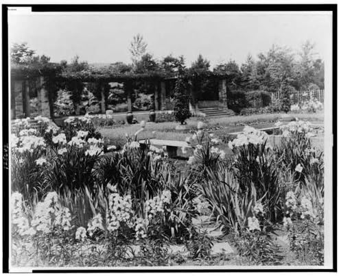 Tarihselfindings Fotoğraf: Arthur C. James'in Evi, Sürpriz Vadisi, Çardak, Mavi Bahçe, Newport, Rhode Island