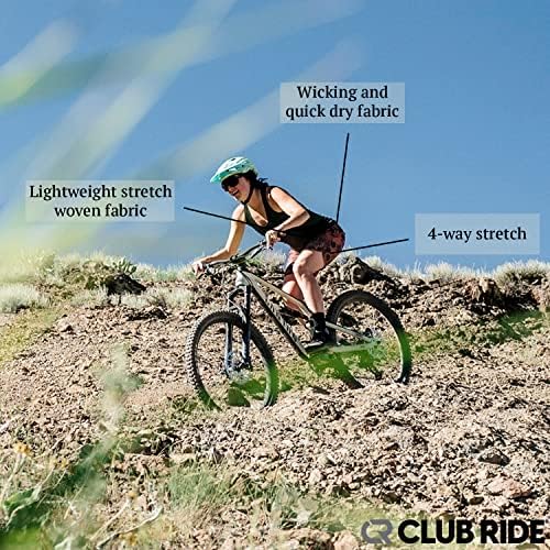 Club Ride Giyim Kadın Anlayışlı Bisiklet Şortu-11 inç Inseam Bisiklet Şortu