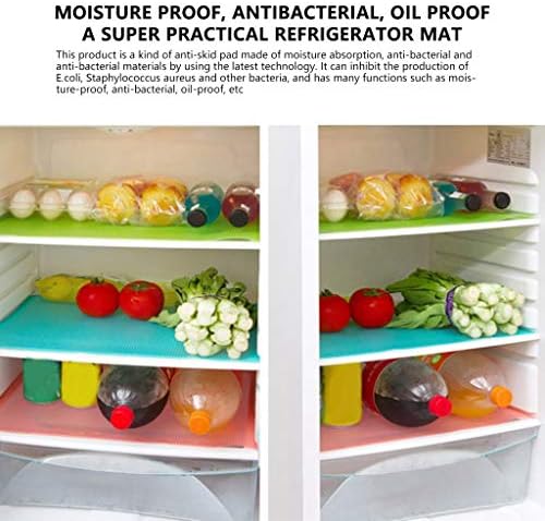 Aoyuexı Buzdolabı Paspasları, Raflar için Buzdolabı Gömlekleri Yıkanabilir Buzdolabı Paspasları Gömlekleri Su Geçirmez Buzdolabı
