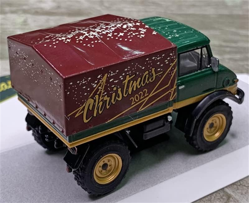 schuco için MB Unimog U 406 Noel Sürüm 1: 64 DİECAST Kamyon Önceden Oluşturulmuş Model
