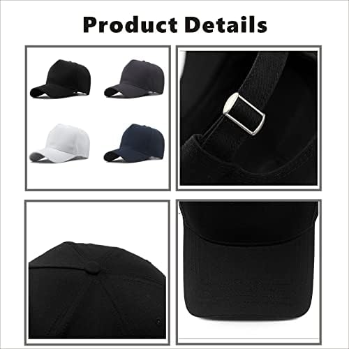 MUNULA Boy XXL Yüksek Taç beyzbol şapkası Büyük Kafa Şapka Erkekler için Baba Şapka Ayarlanabilir Düz koşu kepi 23.6 -25.6