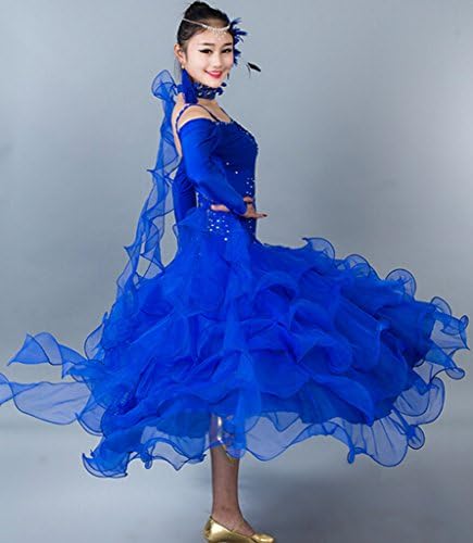 YC İYİ Kadın Modern Waltz Tango Pürüzsüz Balo Salonu Dans Elbise Standart Balo Salonu Elbise