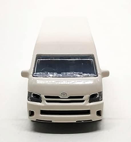 Hıace Model Araba Ölçeği 1: 64 (3 inç araba) Beyaz Renk Serisi 2 Tekerlekli Stil 5U-MJ Ref 216C - Paket yok-Araba Modeli