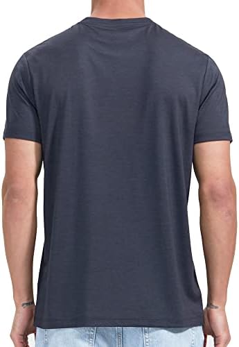 Yünlü Merinos Yünü Coolmax Karışımı T Shirt-erkek Dayanıklı Kısa Kollu Yün Taban Katmanı-150 Hafif