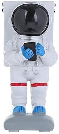 HAOKTSB Ev Dekorasyon Yaratıcı Reçine Uzay Astronot Telefon tutucu Süsler Astronot Cep telefon tutucu Masaüstü Dekorasyon,