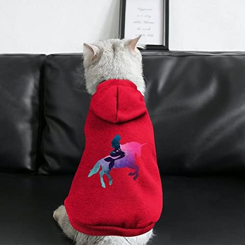 Galaxy Mermaid Sürme Unicorn Tek Parça Köpek Kostüm Pet Takım Elbise Şapka ile Evcil Hayvan aksesuarları Köpek ve Kedi için