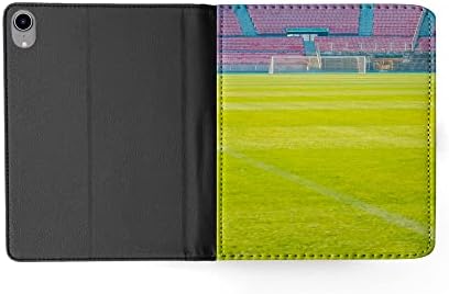 Futbol Futbol Sahası Merkezi FLİP Tablet kılıf Kapak Apple İPAD Mini için (2021) (6TH GEN)