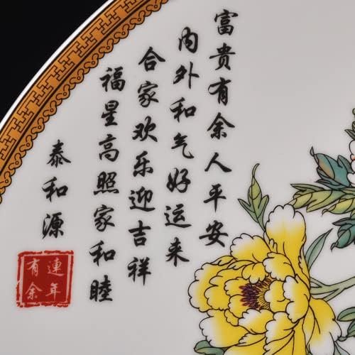 26 cm Jingdezhen Çömlek ve Porselen Dekorasyon Asılı Plaka El Sanatları